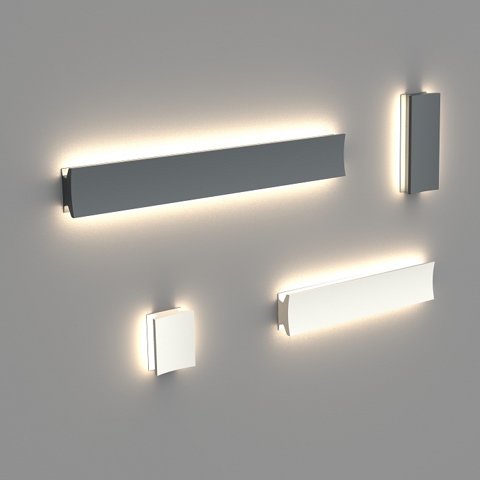 Lineacurve Mini LED Wall Lamp by Rezek Artemide Wall Lamps
